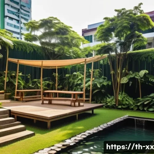 Home 32 생태적 회복력을 위한 도시재생 전략 - **"A vibrant 'Pocket Park' in a bustling Bangkok neighborhood, bathed in warm afternoon sunlight. Th...